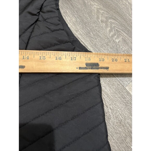 MAURICES Women's Quilted Puffer Vest Jacket Full Zipper Black Size Medium - Picture 5 of 7